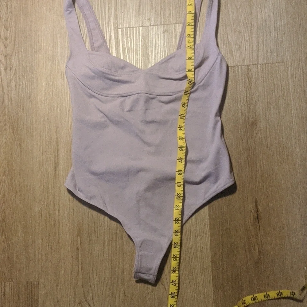Free People Dusk til Dawn Bodysuit sz MED in Dusty Pink​​​​ - Picture 10 of 15